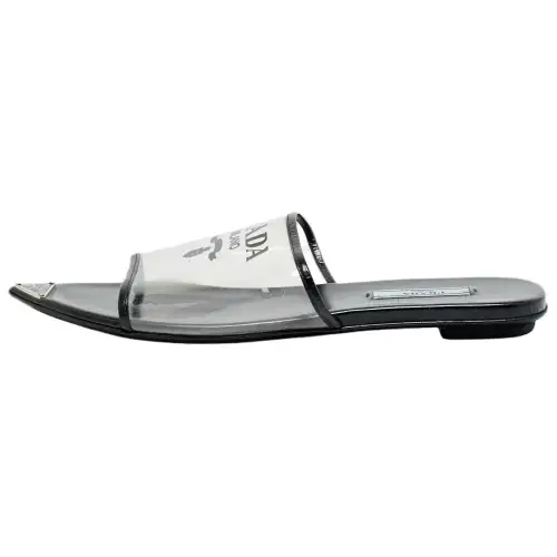 PRADA Slide Slippers Women's Transparent