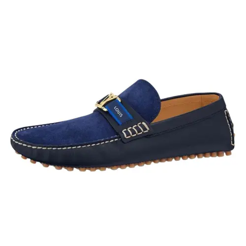 LOUIS VUITTON Hockenheim Casual Shoes Women's Blue