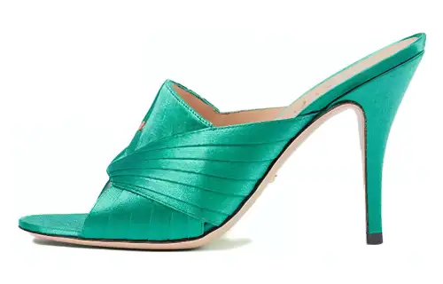 GUCCI Slide Slippers Women's Turquoise