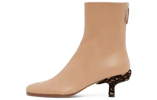 Burberry Monogram Heel Detail Boots