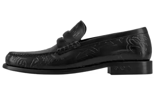 LOUIS VUITTON Loafers Men's Black