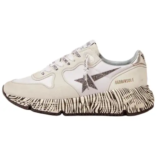 Golden Goose Running Sole Low top Chunky Sneakers Women's Ecru