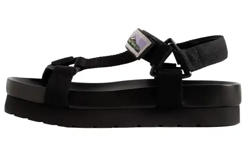 Bottega Veneta Beach Sandals Women's Black
