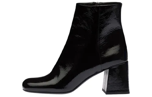 MIU MIU Naplak Ankle Boots Women's Black
