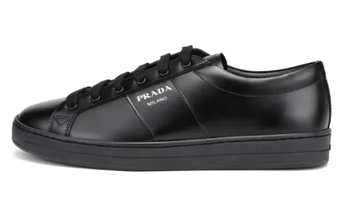 PRADA Downtown Low top Skateboard Shoes Men's Black