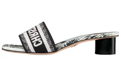 DIOR Dway Slide Slippers Women's Black