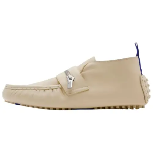 Burberry Motor Loafers Men's Beige