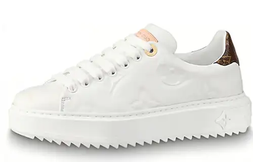 LOUIS VUITTON Lv Time Out Sports Shoes White Women's