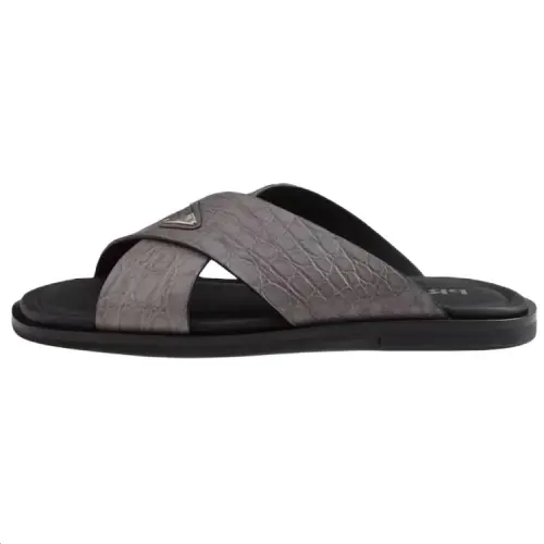 PRADA Slide Slippers Men's Gray