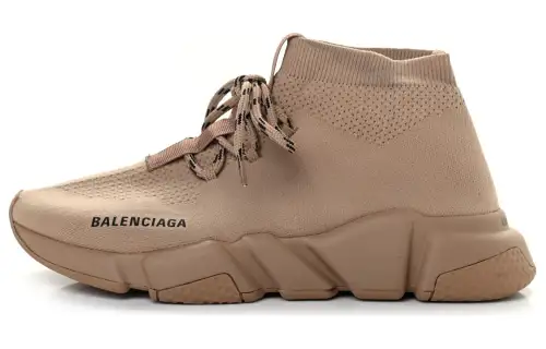 Balenciaga Speed Lace Up Triple Beige