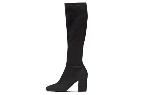PRADA Knee High Boots 8.5cm Women's Black