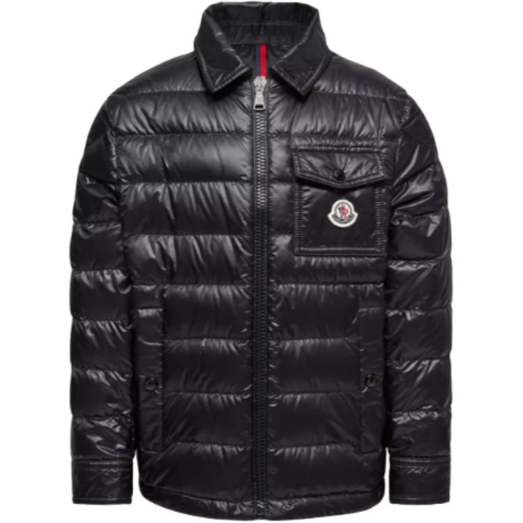 Куртка Moncler Mourillon Logo (черная)