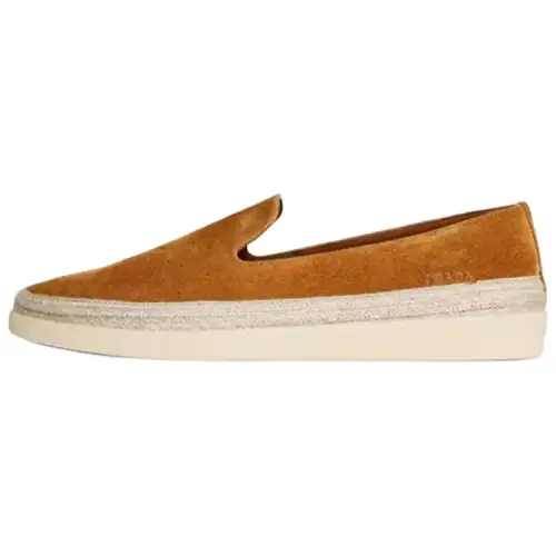 PRADA Men's Casual Shoes Men's Low Top Brown