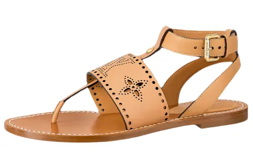 LOUIS VUITTON LV Horizon Leather Stylish Sandal Women's Brown