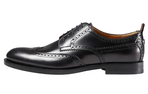 GUCCI Dress Shoes Men's Low Top Black