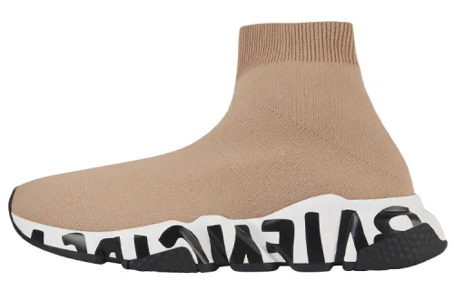Balenciaga Speed Graffiti Beige Women's