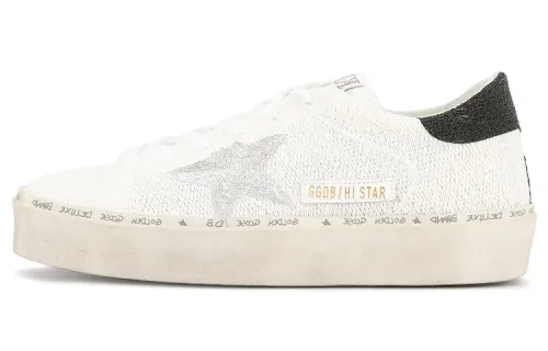 Golden Goose Hi Star Skateboard Shoes Women's Low Top White
