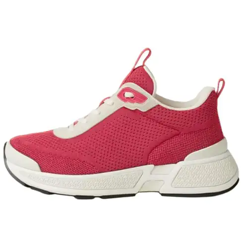 HERMES Heros Leather Low top Casual Shoes Women's Pink
