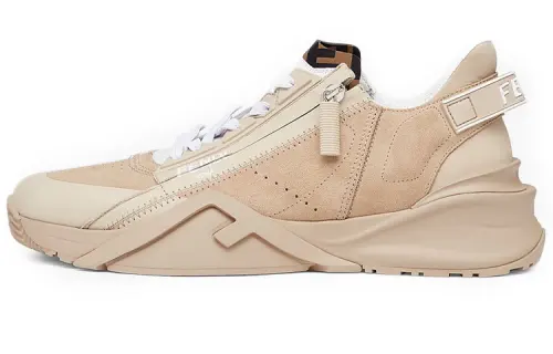 FENDI Flow Low Top Beige