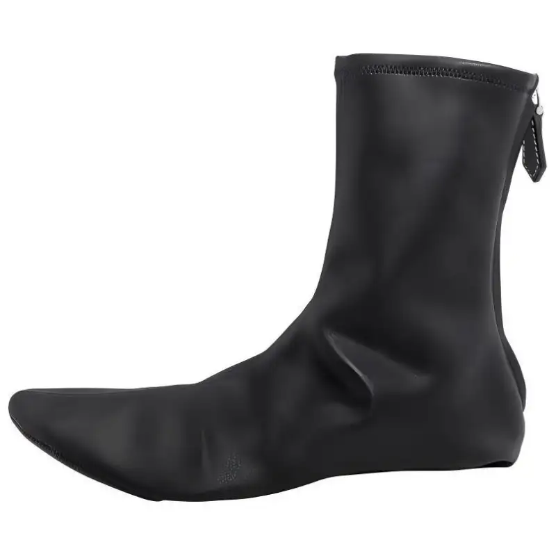 Burberry Leather Ankle Boots Women's Black