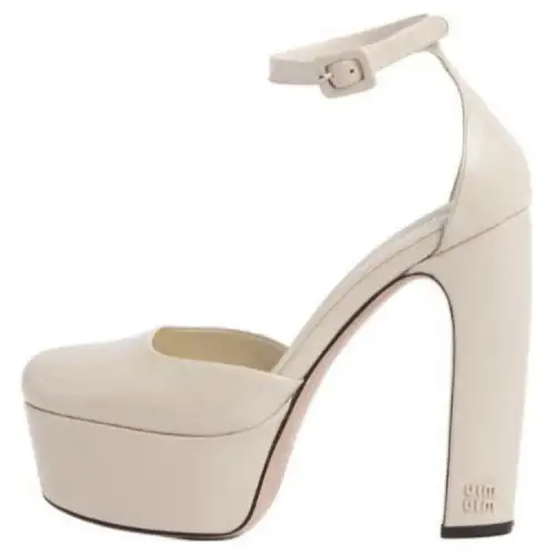 MIU MIU Patent-leather Platform Pumps