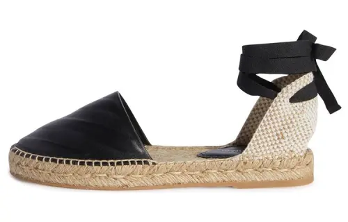 OFF WHITE Diag Leather Women's Casual Shoes Women's Black