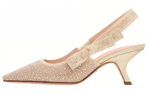 DIOR J'Adior Slim Heel High Heels 6.5cm Women's Gold