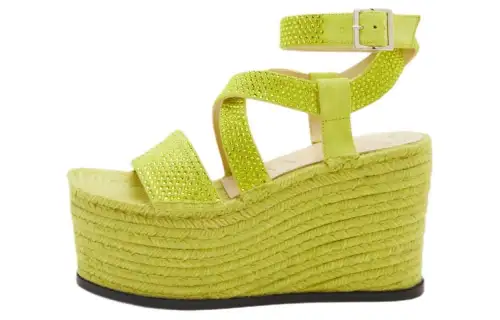 LOEWE One Strap Sandals 4.5cm Women's Yellow
