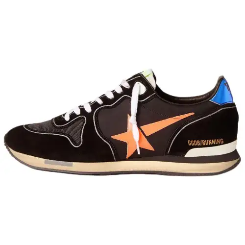 Golden Goose Running Series Low top Casual Shoes Men's Black Distressed