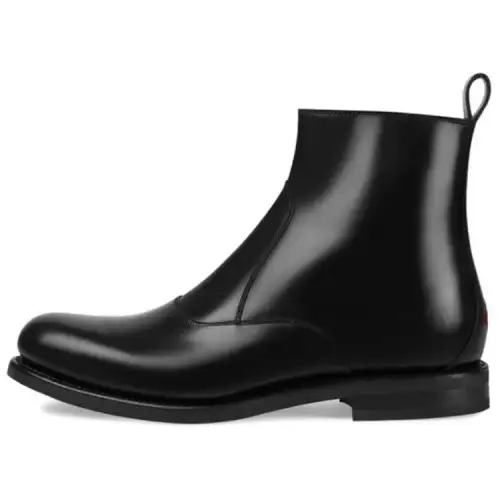GUCCI Bee Detailed Chelsea Boots