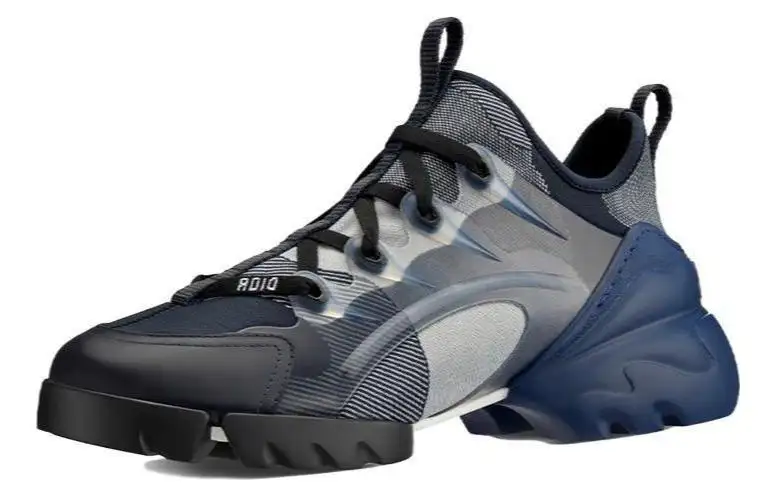 DIOR D Connect Low top Casual Shoes Women's Dark Blue