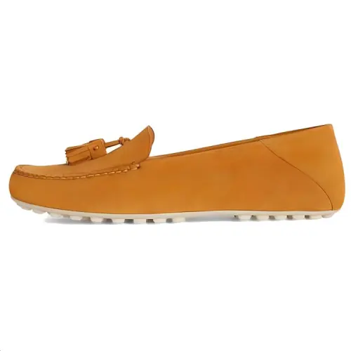 Loro Piana Gommino Loafers Women's Yellow
