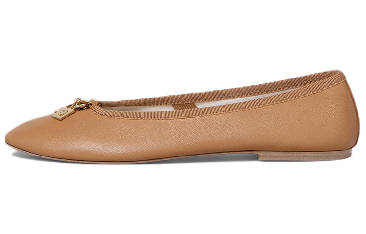 CELINE Sheepskin Casual Shoes Women's Light Umber