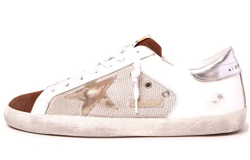 Golden Goose Super Star Skateboard Shoes Men's Low Top White