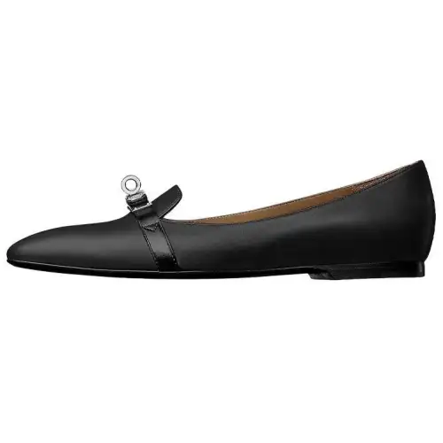 HERMES Pegase Women's Casual Shoes Women's Black