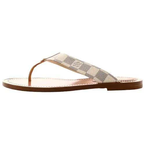LOUIS VUITTON Flip Flops Women's Beige