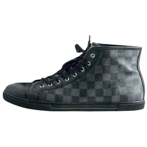 Louis Vuitton Damier Leather High 'Graphite Black'