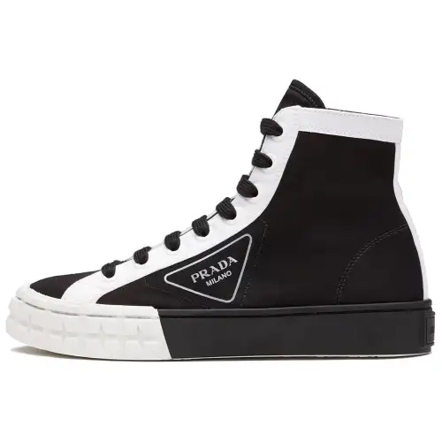 PRADA High top Canvas Shoes Women's