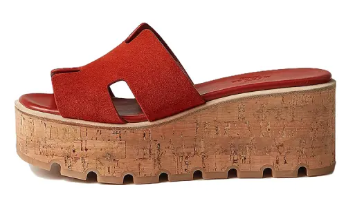 HERMES Eze 30 Sandal Orange Brulee