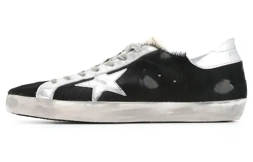 Golden Goose Super Star Stylish Skateboarding Shoes Men's Black