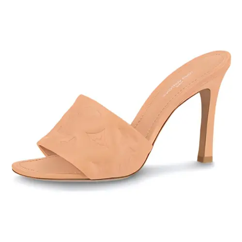 LOUIS VUITTON Revival Slide Slippers Women's Brown