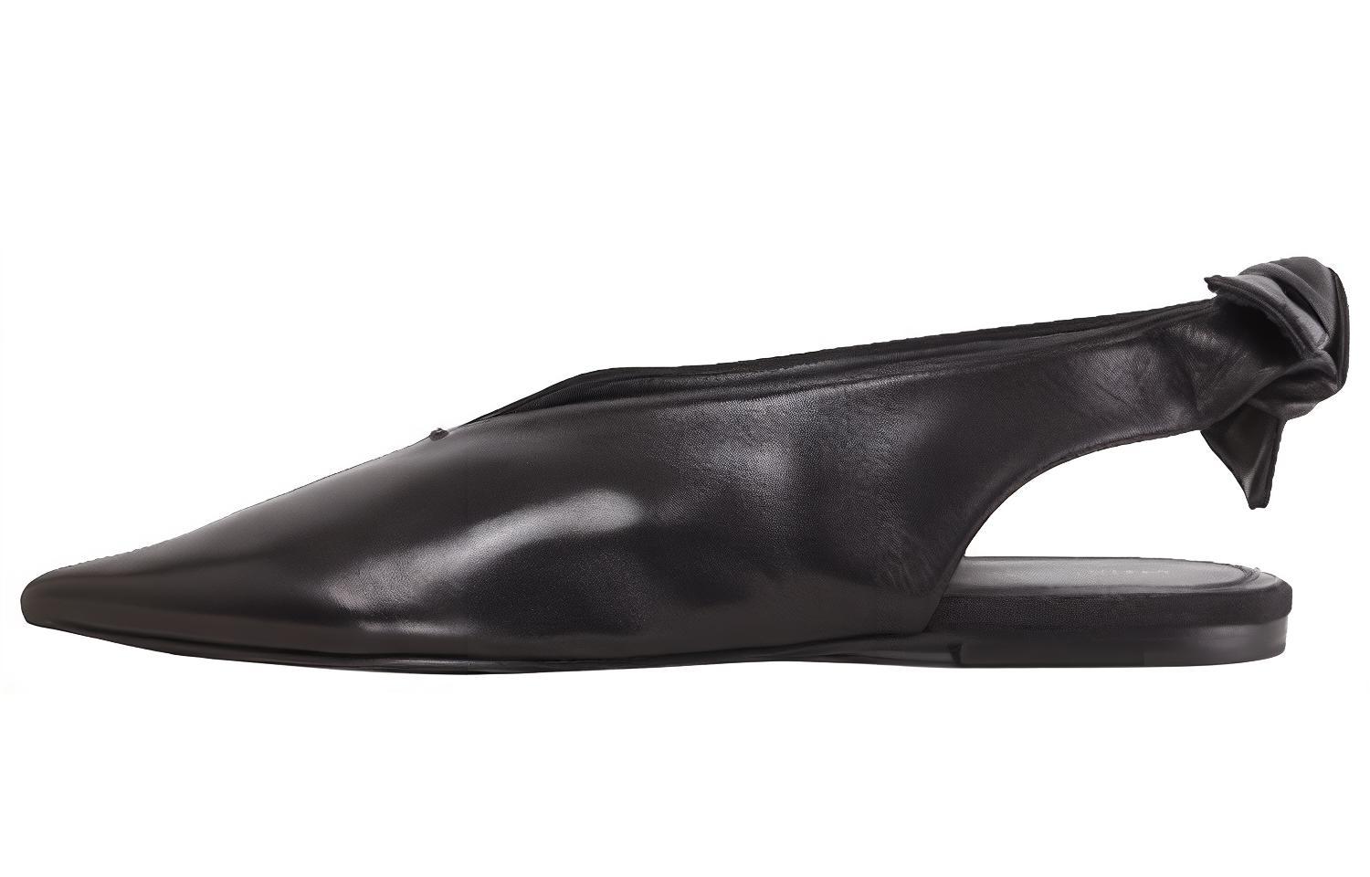 CELINE Sheepskin Casual Shoes Women's Black