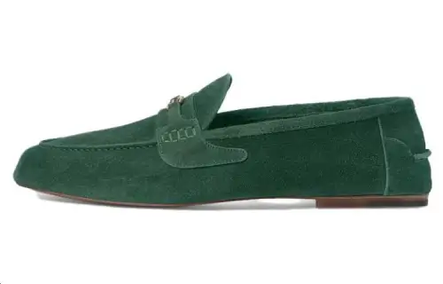 GUCCI Interlocking Loafers Men's Green
