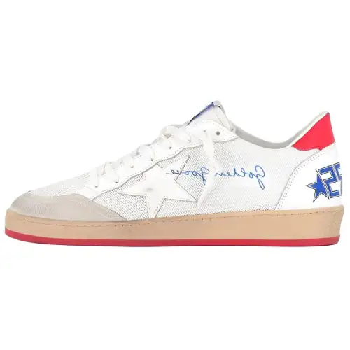 Golden Goose Ball Star Low top Skateboard Shoes Men's White