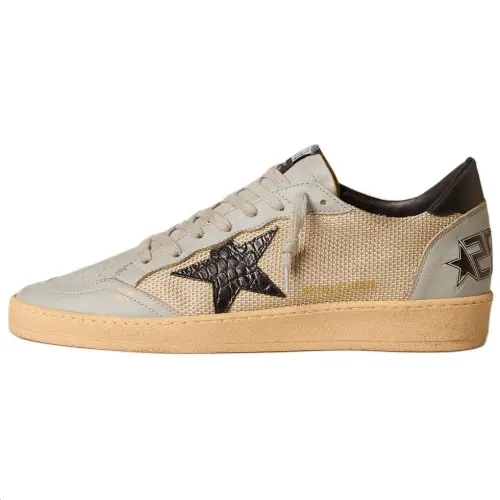 Golden Goose Ball Star Low top Skateboard Shoes Men's Taupe