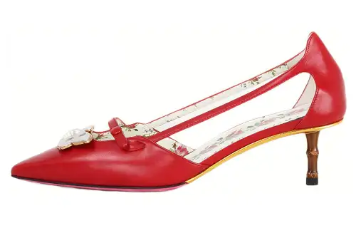GUCCI High Heels Women's Red