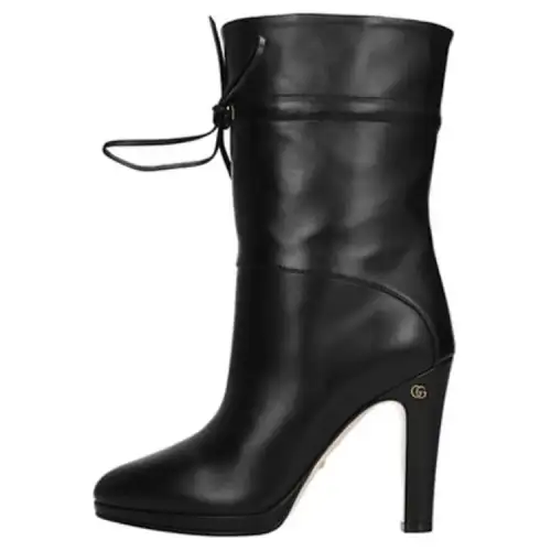 GUCCI Drawstring-tie Ankle Boots
