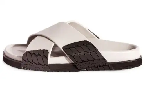 OFF-WHITE Deck Leather Slides