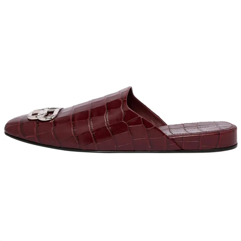 Balenciaga Cosy Closed Toe Slippers Women's Red