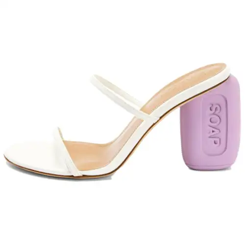 LOEWE Soap Slide Slippers Women's White